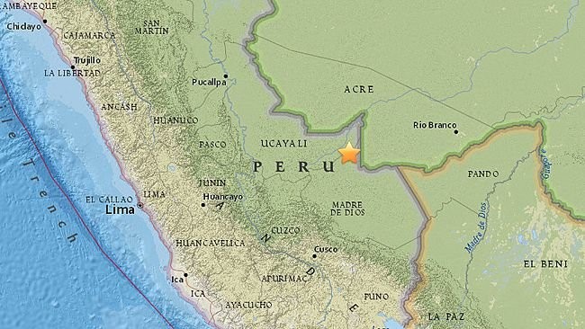 Động đất 7,6 độ richter rung chuyển Peru