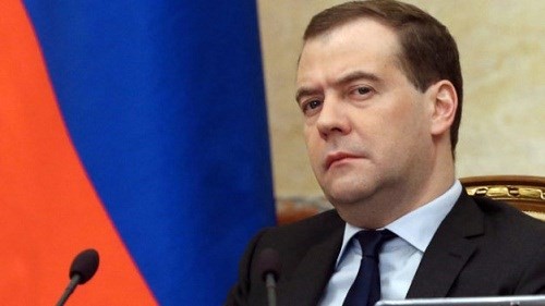 Thủ tướng Nga Dmitry Medvedev. Ảnh: AFP