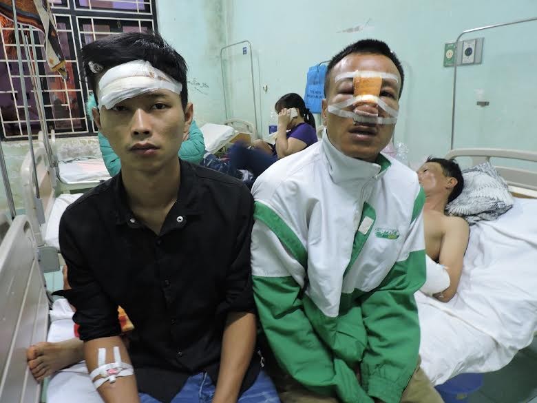 Các nạn nhân đang điều trị tại bệnh viện
