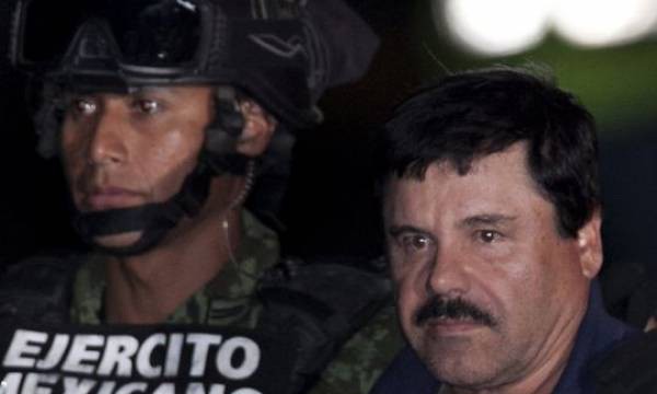 Trùm ma túy Mexico Guzman bị bắt lại hôm 8/1.