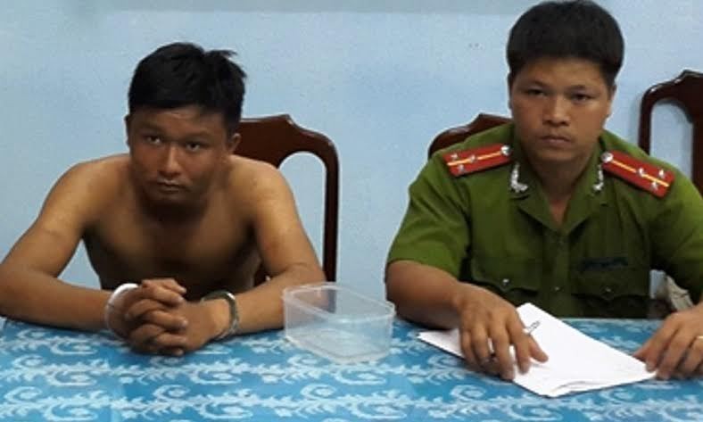 Nguyễn Văn Nghĩa thời điểm bị Công an huyện Phú Lộc (TT-Huế) bắt giữ vào tháng 8/2015
