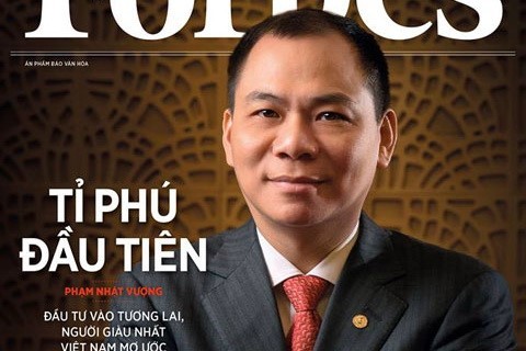 Tỷ phú giàu nhất Việt Nam Phạm Nhật Vượng.