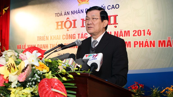 Chủ tịch nước Trương Tấn Sang. Ảnh: TTXVN