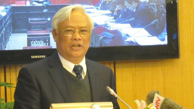 Phó Chủ tịch Quốc hội Uông Chu Lưu phát biểu tại hội nghị. Ảnh: Tuấn Nguyễn
