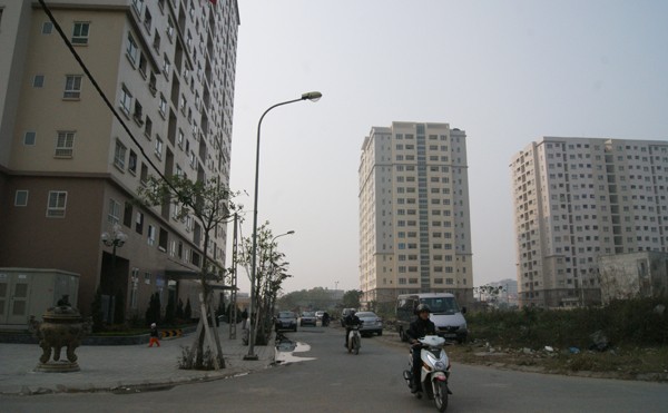Năm 2014, BĐS sẽ có nhiều chuyển biến tích cực. (Ảnh dự án nhà thu nhập thấp Sài Đồng, Long Biên, Hà Nội). Ảnh: L.H.V