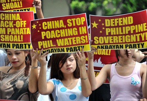 Người dân Philippines phản đối Trung Quốc