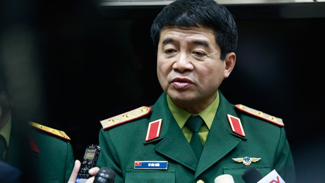 Trung tướng Võ Văn Tuấn, Phó tổng tham mưu trưởng quân đội nhân dân Việt Nam. Ảnh: CÔNG KHANH