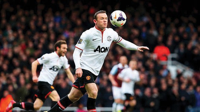 Rooney xứng đáng với băng đội trưởng Man United. Ảnh: Getty Images