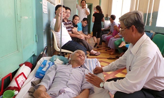 Các nạn nhân đang được điều trị tại các bệnh viện TPHCM. Ảnh; Dân Trí