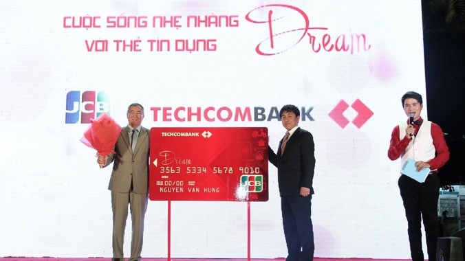 Techcombank đã phối hợp cùng Tổ chức thẻ quốc tế JCB ra mắt thẻ tín dụng Dream Card