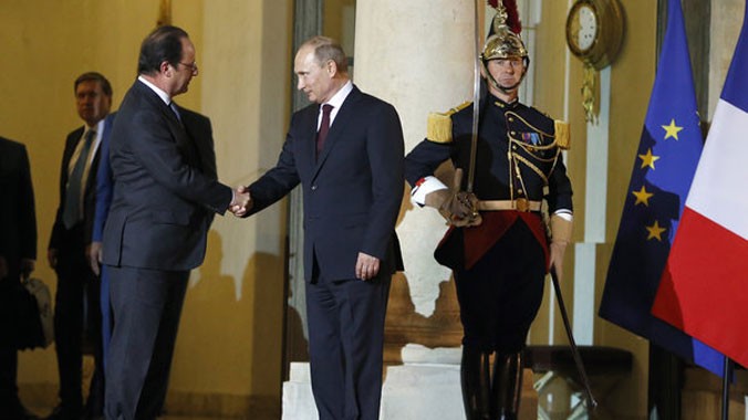 Tổng thống Pháp tiếp riêng ông Obama và Putin