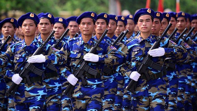 Lực lượng cảnh sát biển sẵn sàng bảo vệ vùng biển của Việt Nam. Ảnh: Hồng Vĩnh