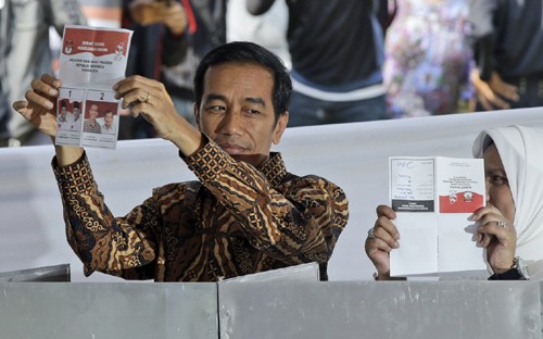 Thống đốc Jakarta, Joko Widodo là Tổng thống tiếp theo của Indonesia (Ảnh: AP) 