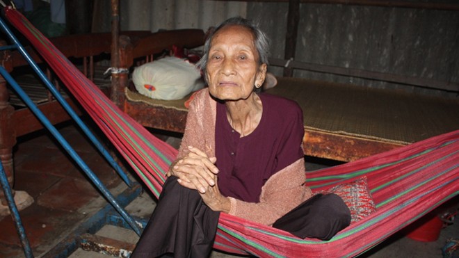 Cụ Nguyễn Thị Trù 121 tuổi ở TPHCM. Ảnh: ND