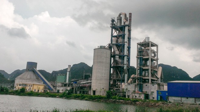 Một nhà máy xi măng tại Hà Nam - địa phương thuộc diện nhiều nhà máy xi măng nhất nước. Ảnh: Minh Đức