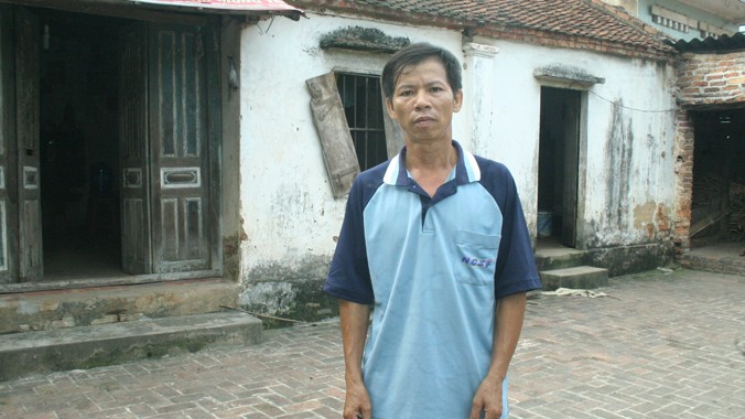 Ông Chấn sau hơn nửa năm được tuyên vô tội đang phải sống rất khó khăn
