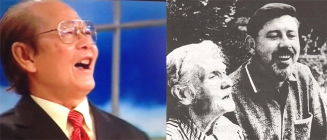 MacColl hát với mẹ - Betsy Miller (ảnh trên, phải). Quang Hưng - ca sĩ thể hiện thành công “Bài ca Hồ Chí Minh” bất hủ (ảnh trên, trái). Ảnh: Tư liệu của Phú Ân