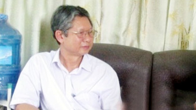 Ông Nguyễn Chính Hùng, Giám đốc Trung tâm Ứng dụng Khoa học kỹ thuật và Bảo vệ cây trồng vật nuôi TP Hà Tĩnh. Ảnh: Cẩm Kỳ