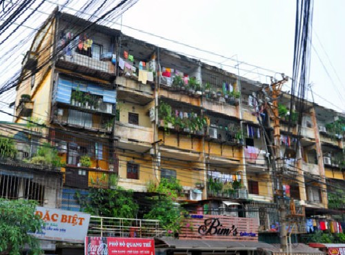 Tháng 9/2015 hoàn thành cải tạo chung cư Nguyễn Công Trứ