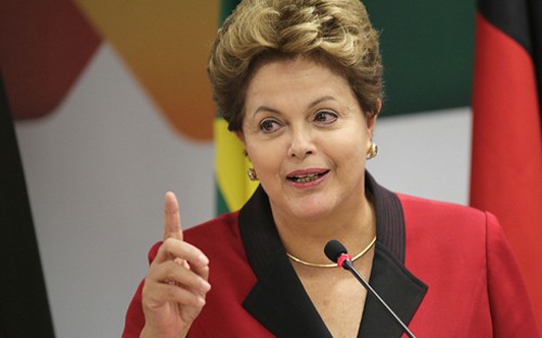Đương kim Tổng thống Brazil Dilma Rousseff. Ảnh: AFP
