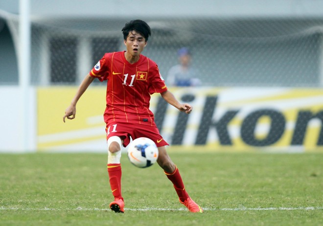Tiền vệ trẻ Phan Thanh Hậu được đánh giá cao ở trận gặp U19 Nhật Bản. Ảnh: VSI