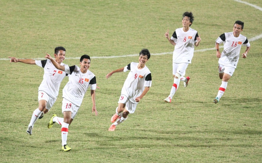 Các cầu thủ U19 Việt Nam