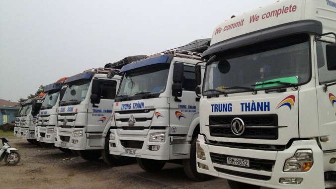 Đoàn xe vận tải của Cty Trung Thành bị VATA kiến nghị điều tra