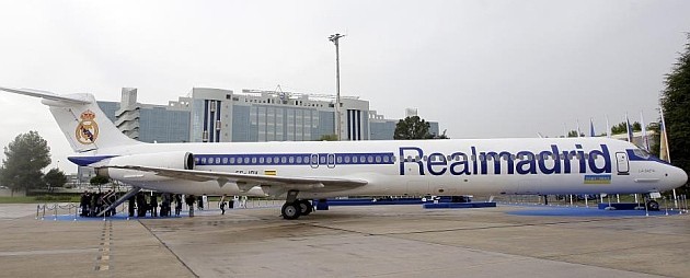 Chiếc MD 83 khi còn phục vụ cho Real Madrid