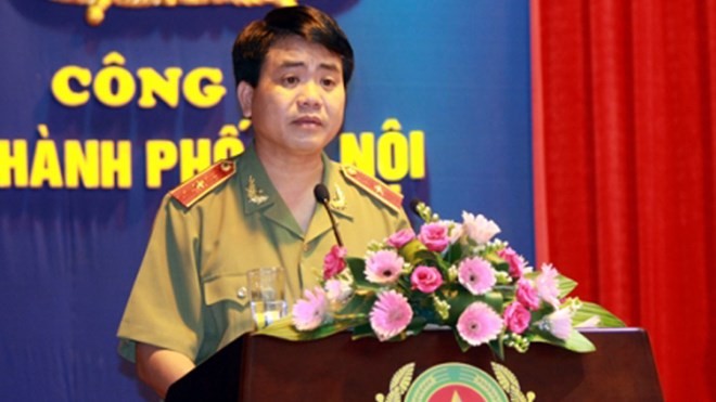 Giám đốc Công an TP Hà Nội Nguyễn Đức Chung "trảm" quân ngay tại hội nghị