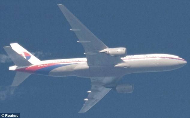 Hình ảnh cuối cùng về chiếc máy bay mang số hiệu MH370 trên bầu trời trước khi mất tích (Nguồn: DM) 