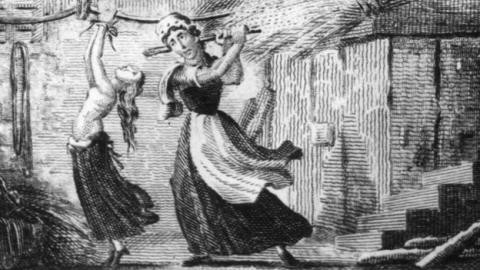 Một chương trình chiếu phim về nữ sát thủ thế kỷ 18 Elizabeth Brownrigg (phải).
