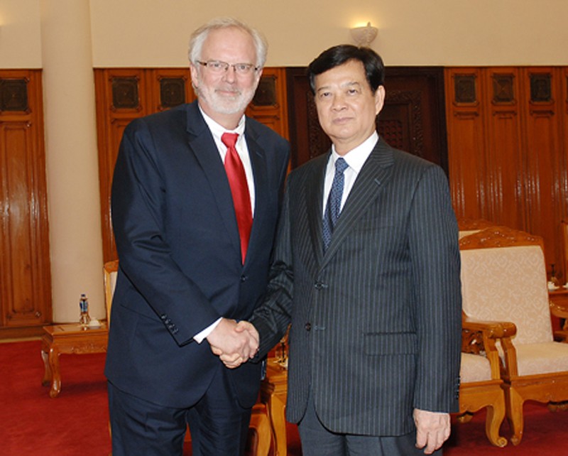 Thủ tướng Nguyễn Tấn Dũng tiếp đại sứ Hoa Kỳ