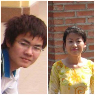 Anh Phạm Công Trình (bên trái) và người vợ xấu số - chị Đỗ Thị Lan (ảnh nhân vật cung cấp)