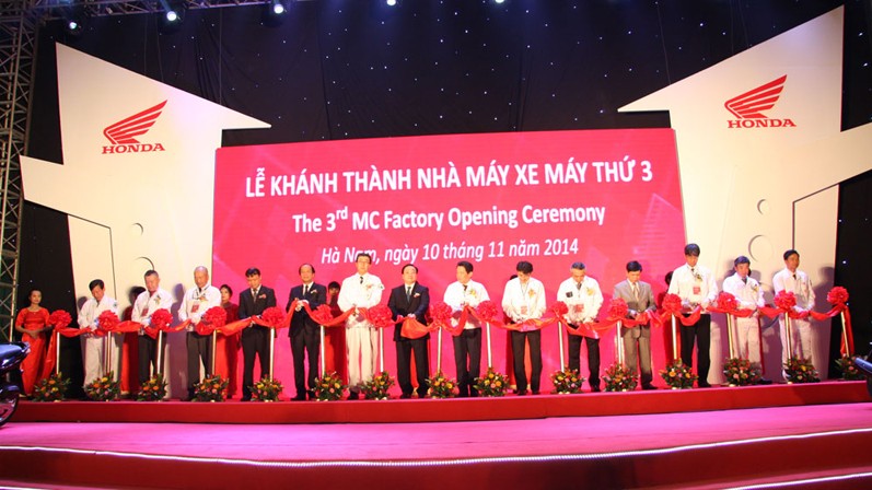 Honda Việt Nam khánh thành nhà máy “120 triệu đô”