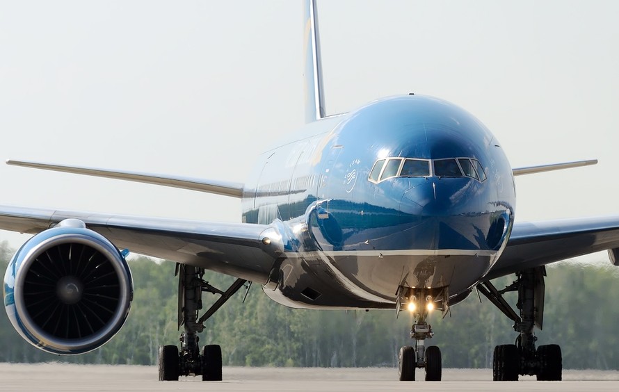 Một chiếc Boeing 777 đang được Vietnam Airlines khai thác.