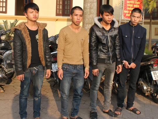Ổ nhóm gây ra 24 vụ trộm xe máy do Nguyễn Sỹ Trung cầm đầu