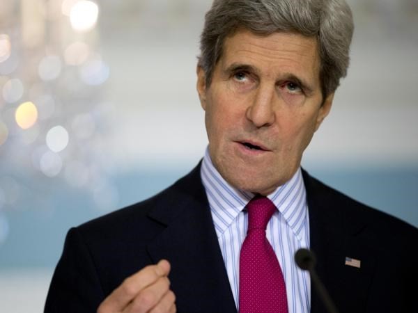 Ngoại trưởng John Kerry cảnh cáo Nga có nguy cơ bị mất quy chế thành viên trong Nhóm G-8. (Ảnh: AP)