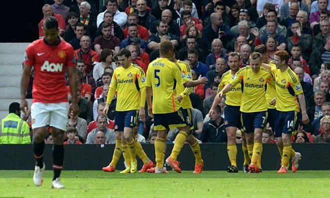 M.U - Sunderland (0-1): Giggs non tay, Quỷ đỏ ngã ngay