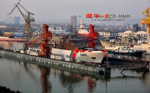 Tàu hải cảnh 1401 của Trung Quốc. Ảnh: China Defense.