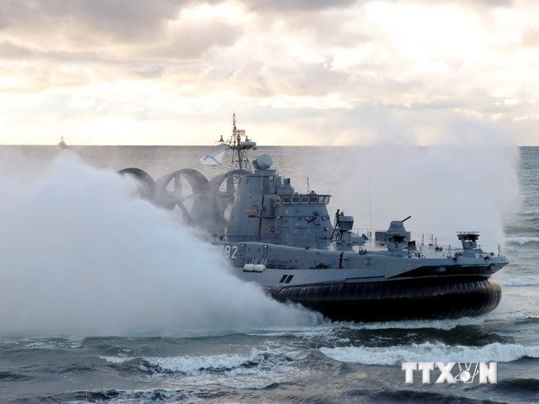 Tàu đổ bộ của hải quân Nga. (Nguồn: AFP/TTXVN) 