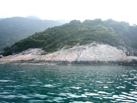 Khu vực biển Cù Lao Chàm, nơi hai du khách Australia bị rớt xuống biển