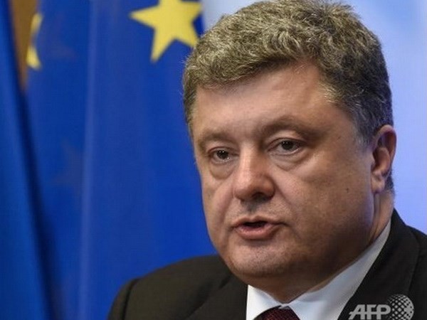 Tổng thống Ukraine, Petro Poroshenko. (Nguồn: AFP)