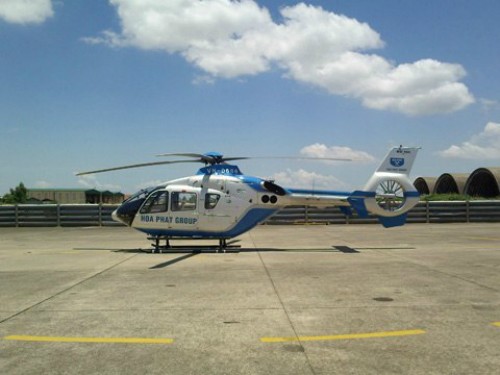 Chiếc trực thăng EC 135P2i của Chủ tịch Hoà Phát đã được bán cho VinaCopter.