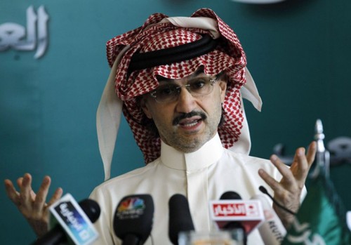 Hoàng tử Alwaleed bin Talal. Ảnh: Reuters