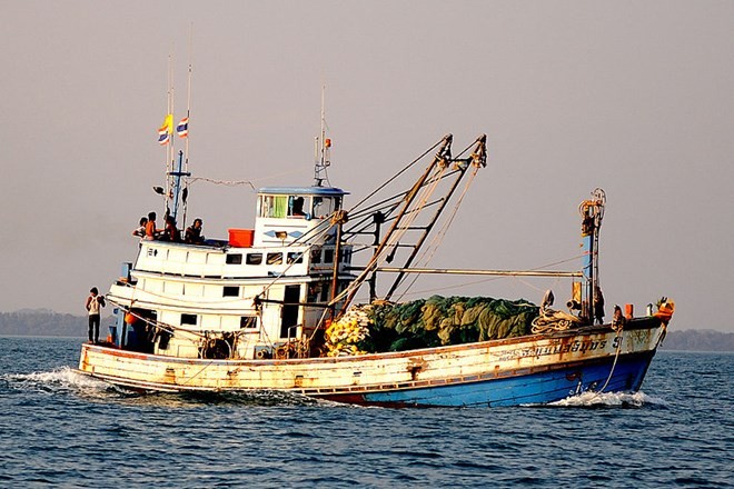 Tàu đánh cá Thái Lan. Ảnh minh họa wikimedia.org