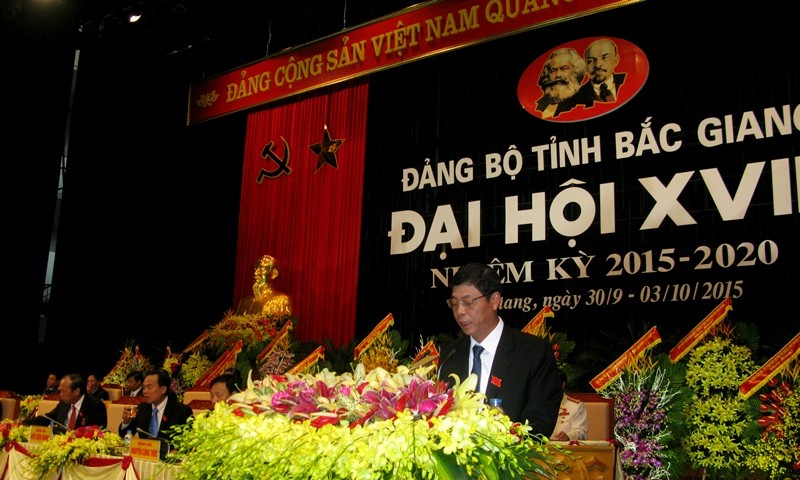 Ông Bùi Văn Hải, Bí thư Tỉnh uỷ Bắc Giang nhiệm kỳ 2015-2020.