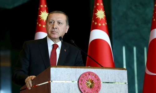 Tổng thống Thổ Nhĩ Kỳ Tayyip Erdogan. Ảnh: Reuters.