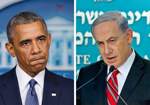Tổng thống Mỹ Barack Obama và Thủ tướng Israel Benjamin Netanyahu. Ảnh: Reuters