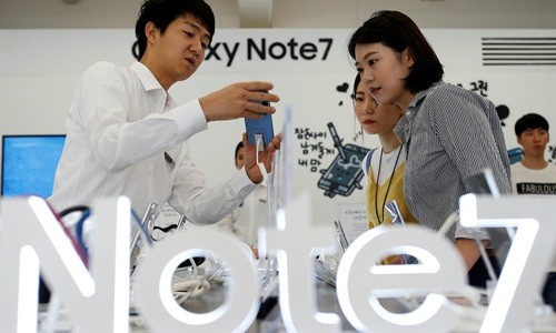 Galaxy Note 7 lẽ ra có thể giúp Samsung tăng tốc tại Trung Quốc. Ảnh: Reuters