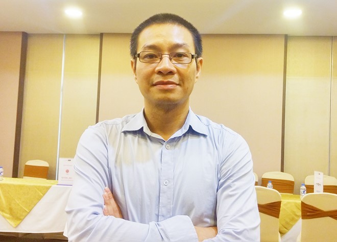 Ông Đinh Văn Hoàn nhận định mức lương 2.000 USD/tháng không phải cao đối với nhân sự ngành CNTT. Ảnh: Nguyễn Sương.
